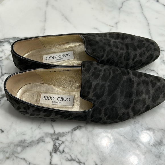 Jimmy Choo leopard print loafers - Picture 2 of 6